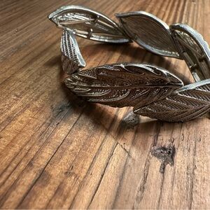 Silver Leaf Bracelet